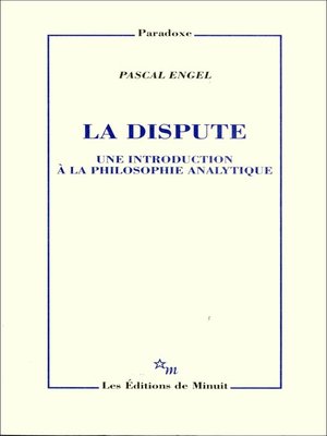 cover image of La Dispute